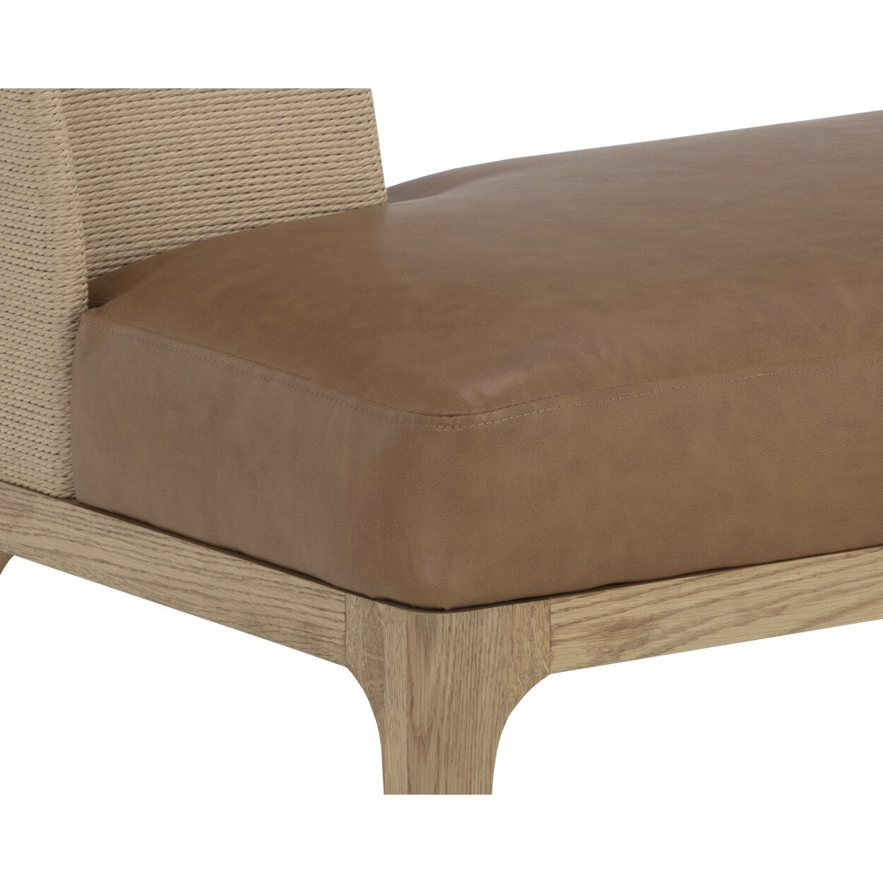 Brocco Milliken Cognac Banquette